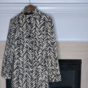 MONA Zebra Print Coat